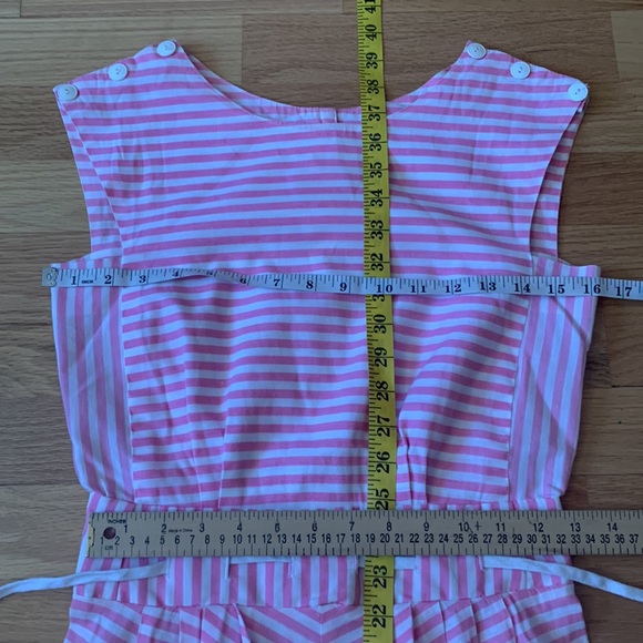 📍FIRM📍80’s VTG 💕Striped Fit-n-Flare Gorgeous Retro - Picture 14 of 16